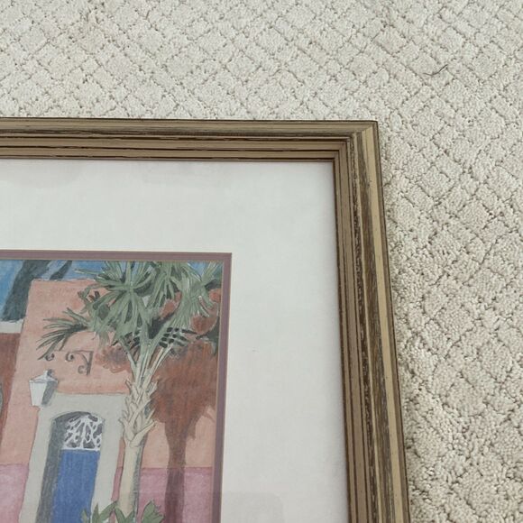 William Buffett - Signed-Tropical Scene-Framed - Picture 12 of 14